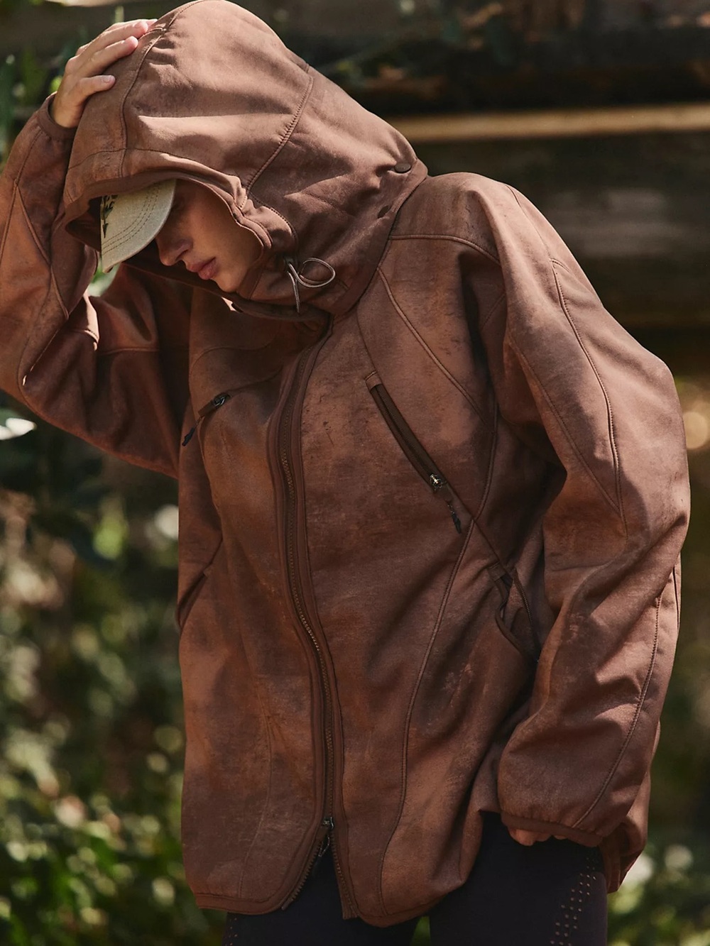 Free People Canyon Crushin' Jacket in Toasted Size M